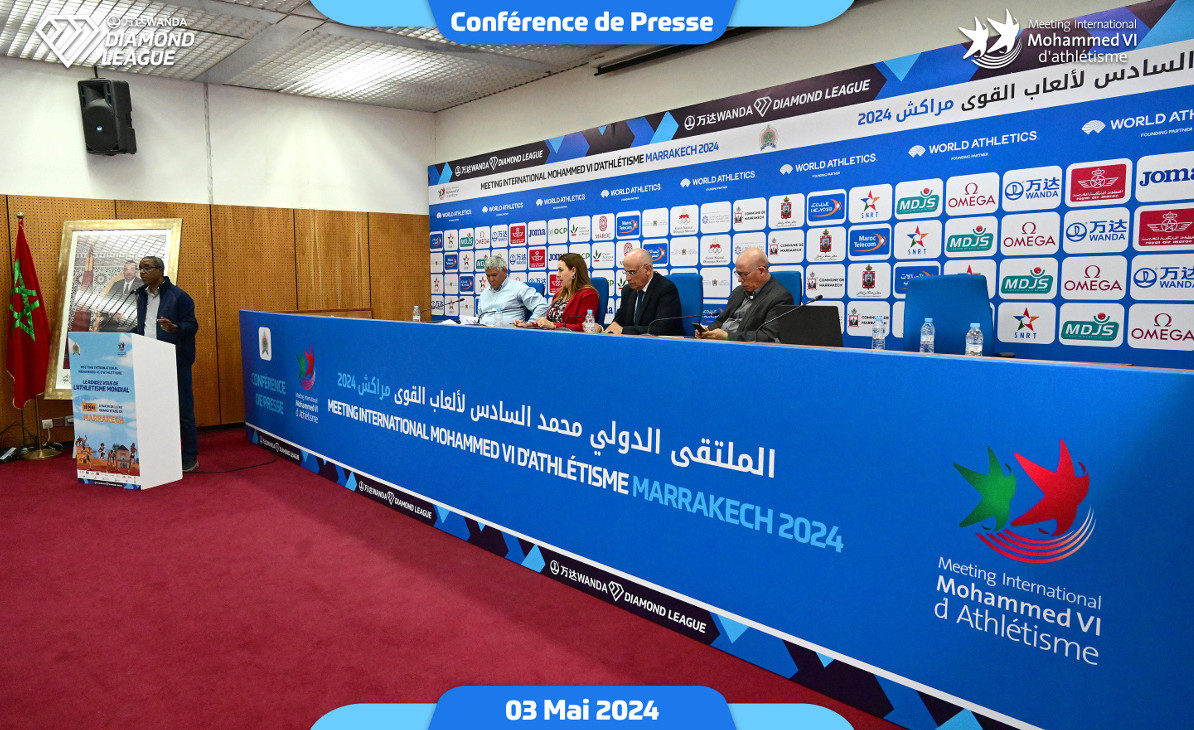 Conférence de presse du 03 mai 2024 Wanda Diamond League